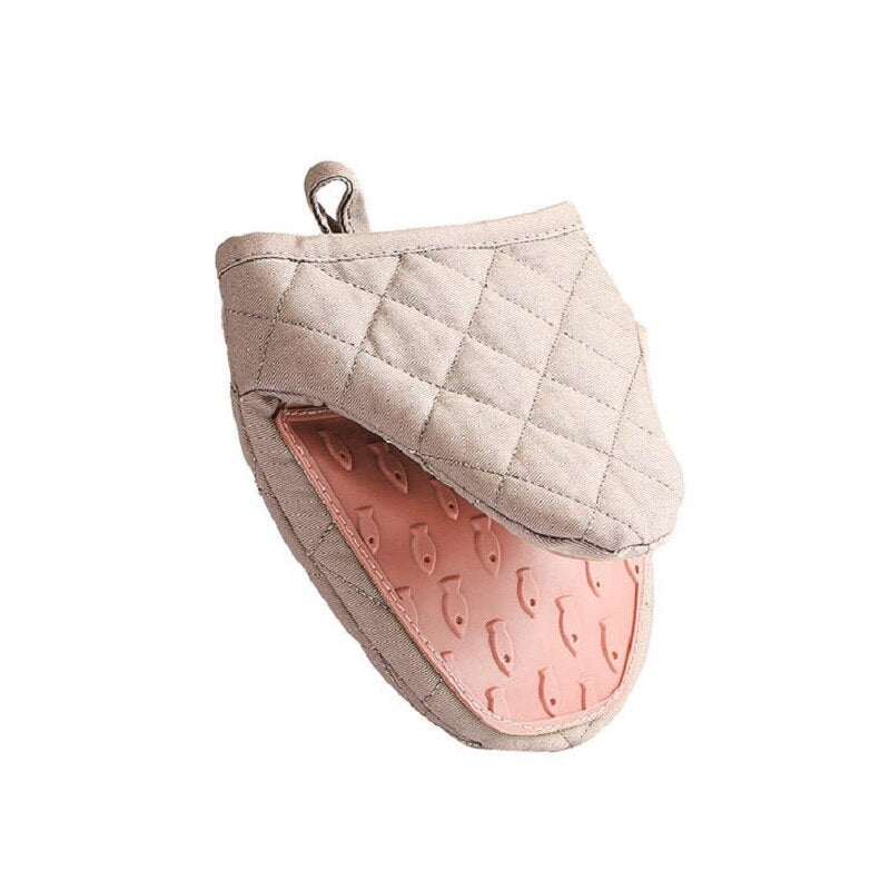 Silicone Cotton Oven Gloves insulation gloves kitchen cooking microwave oven gloves insulation non slip gloves thickening