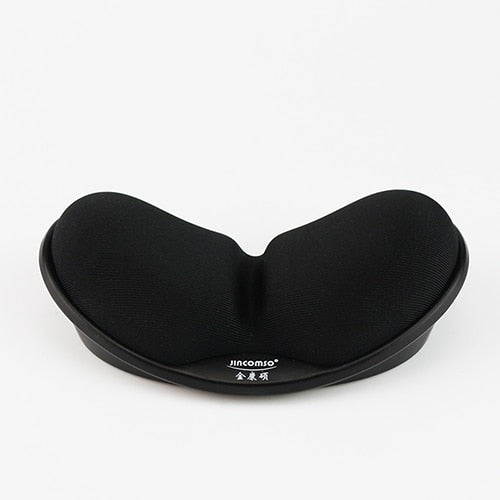Tapis de souris antidérapant en mousse à mémoire de forme avec repose-poignet ergonomique pour ordinateur portable ou de bureau