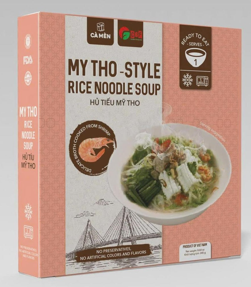 Cà Mèn: Ready-to-Eat My Tho-Style Rice Noodle Soup (Hủ Tiếu Mỹ Tho)