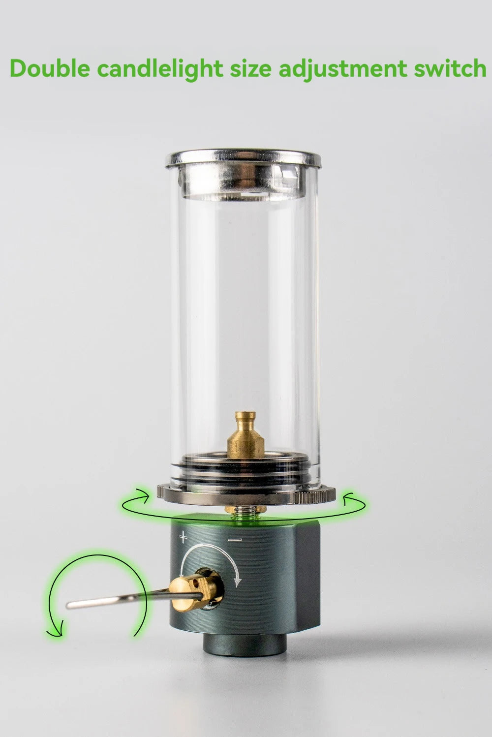 BRS-55 Dreamlike Candlelight Lamp Windproof Candle Light Gas Burner Stove Outdoor Camping Lights Tent Lighting Equipment