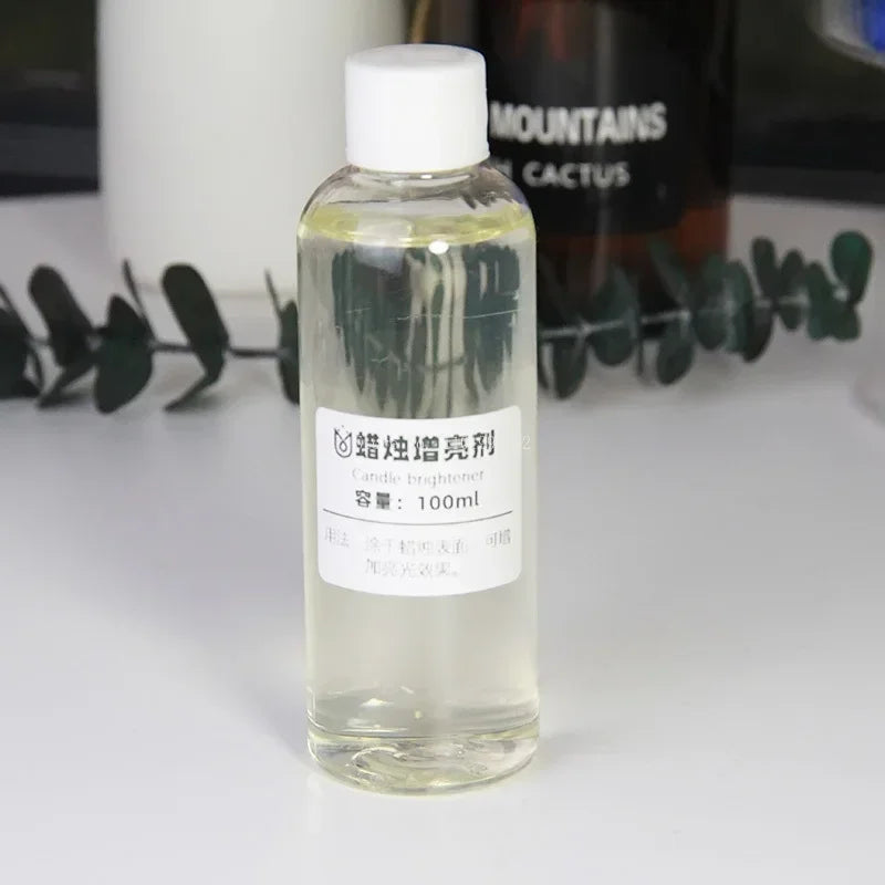 Miroir réutilisable Bougie à huile légère Surface Non-inflammable Éclaircissant DIY Traitement brillant pour bougie d'aromathérapie Matières premières