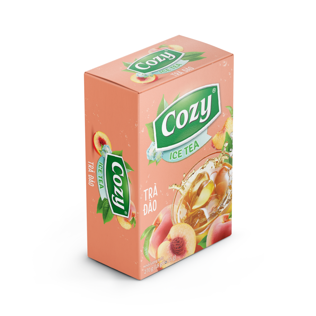 Thé glacé à la pêche douillet (Trà Đào)
