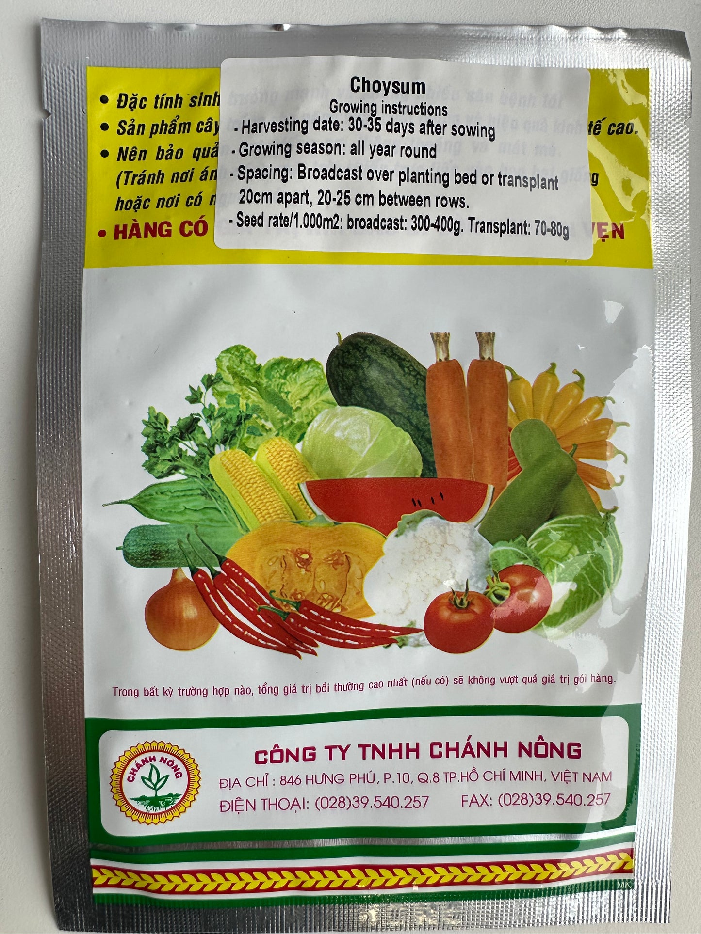 Chánh Nông – Hạt Giống Cải Ngọt Bông (Cải Ngồng)