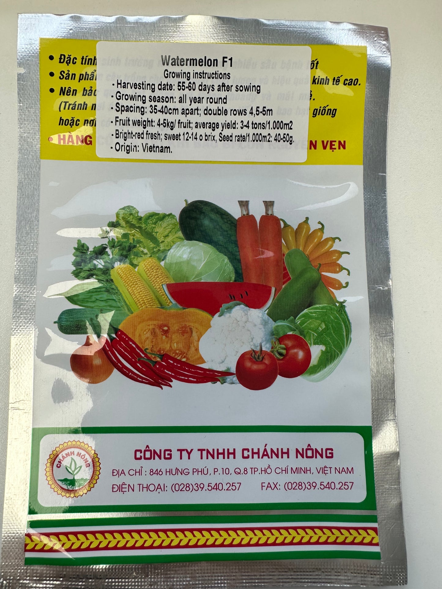 Chánh Nông – Pastèque F1 Premium "Dưa Hấu Tiểu Long" (CN 702)