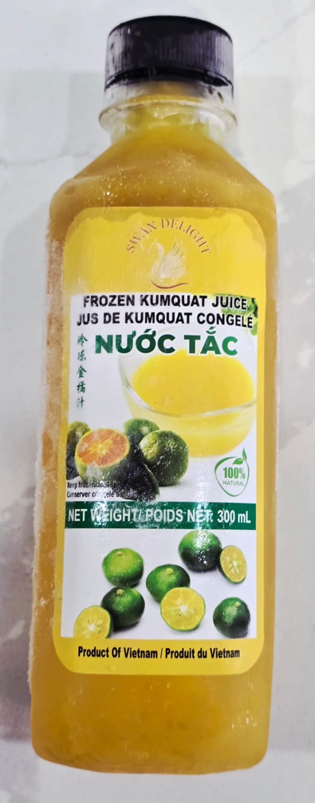 Swan Delight Frozen Calamansi (Kumquat) Juice (Nước tắc) 300ml