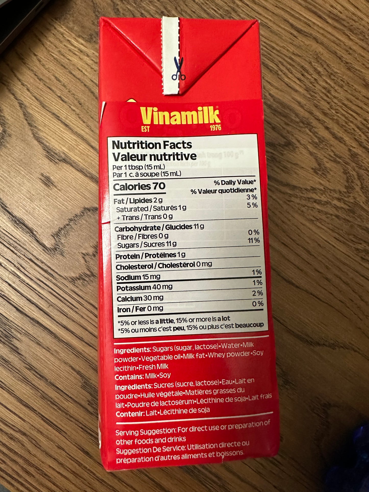 Vinamilk Sweetened Condensed Creamer (traditionally and affectionately known in Vietnam as Sữa Ông Thọ / Longevity Brand Condensed Milk)