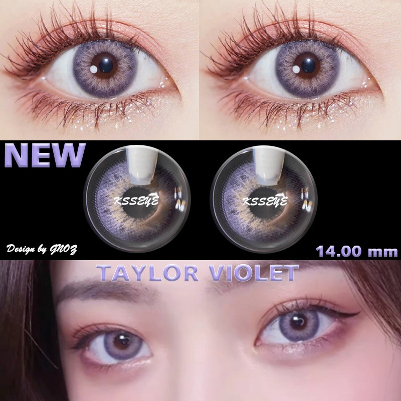 Ksseye 1Pair(2pcs) Taylor OMG Bigbarbie Natural Soft Color Contact lenses For Eyes Contact lens Beautiful Pupil Cosmetic lens
