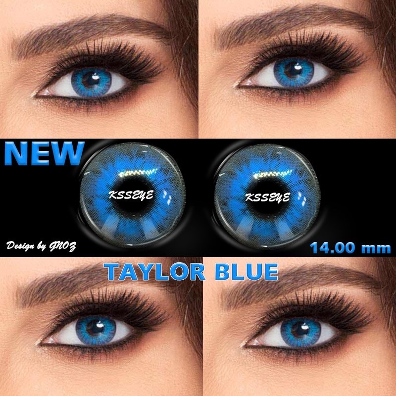 Ksseye 1Pair(2pcs) Taylor OMG Bigbarbie Natural Soft Color Contact lenses For Eyes Contact lens Beautiful Pupil Cosmetic lens