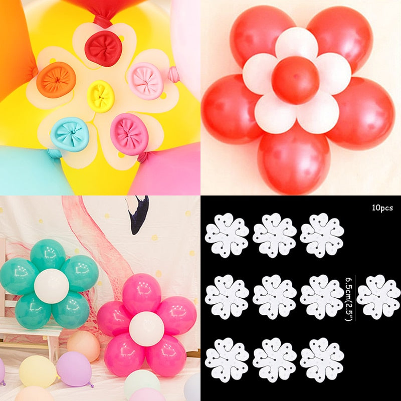Wedding Birthday Party Decor Balloons Accessories Arch Balloon Connector Clips Flower Seal Clips Balloon Holder Column Stand