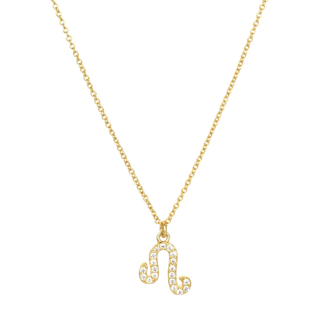 ANDYWEN 925 Sterling Silver Gold 12 Charm Zodiac Pendant Necklace Long Chain Slim Monogram Men Personal Birthday Fine Jewelry