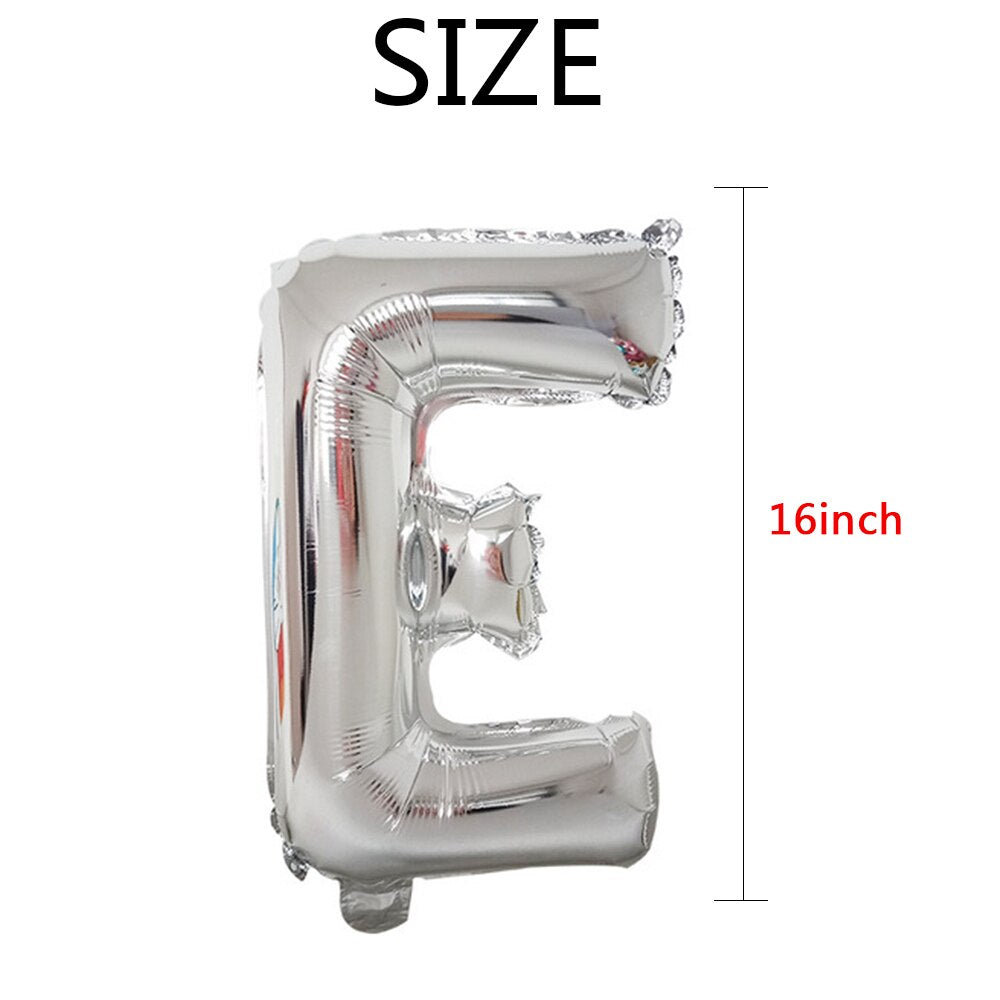 16 inch Happy Birthday Alphabet Balloon Foil Letter Balloon Wedding Balloon Kid Baby Shower Party Decor Name Balloon Supplies