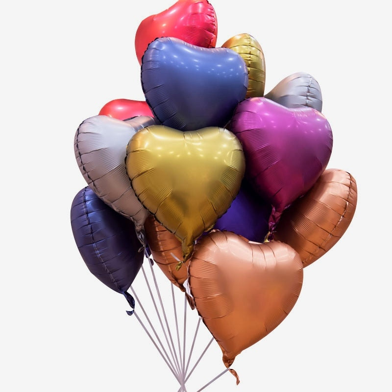 Gold Silver Metal Latex Balloons 18 30 40 50 60 70 Years Number Happy Birthday Anniversary Party Decor Adult Foil Balloon Gift