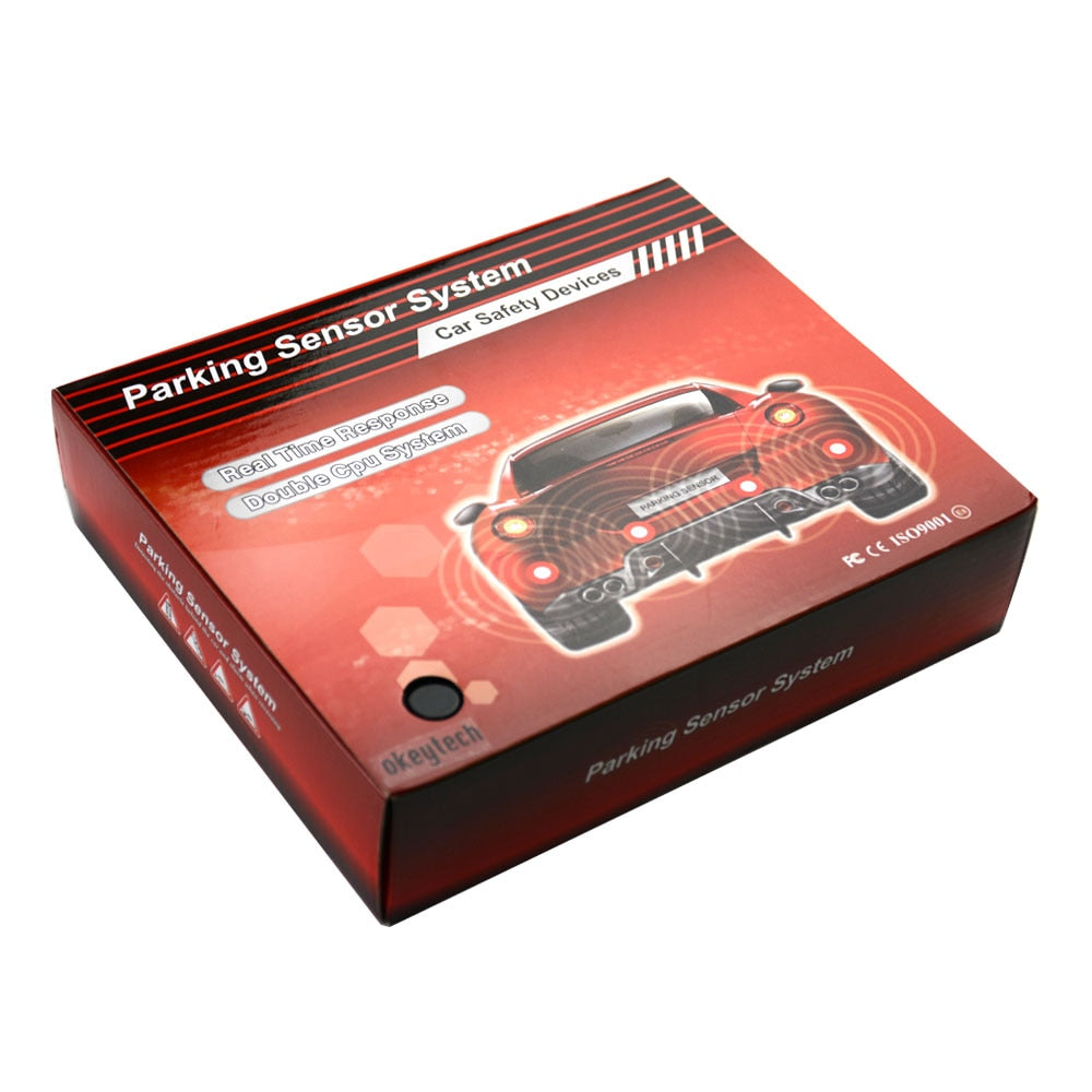OkeyTech 8 Sensors Parking Sensor Auto Automobile Reversing Radar Parking Car Detector Parking Assistance Parking Radar Reverse