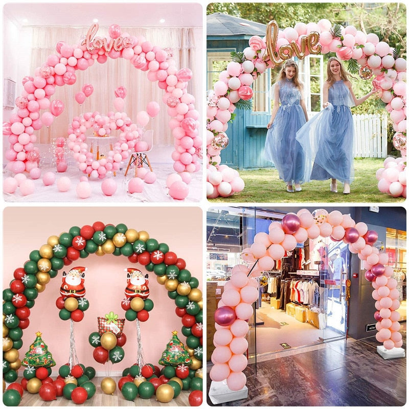 12ft Table Balloon Arch Kit For Birthday Party Wedding Graduation Christmas Decorations Baby Shower Bachelor Party Supplies