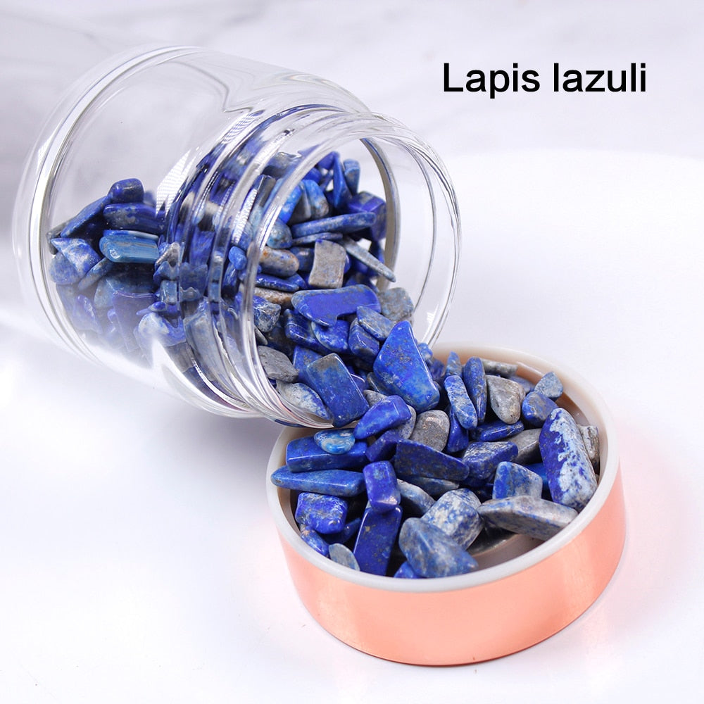 Natural Crystal Elixir Bottles gemstone Glass therapy stone Tea filter filter bottle Healing Crystal Infuser Energy cup