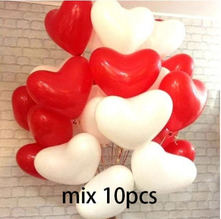 MMQWEC 1pc Red Love Balloons Love Foil Letters Balloon I Love You Heart Baloon Valentine's Day Marriage Wedding Party Decoration