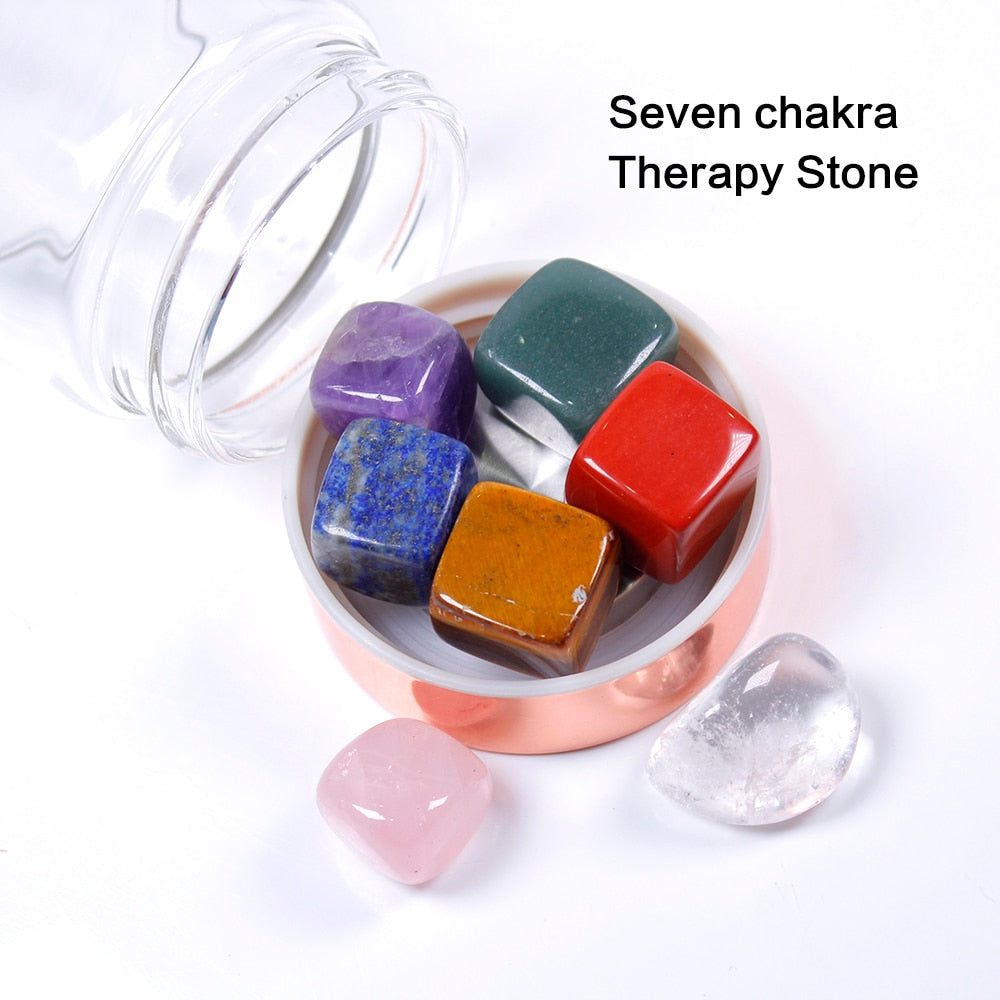 Natural Crystal Elixir Bottles gemstone Glass therapy stone Tea filter filter bottle Healing Crystal Infuser Energy cup
