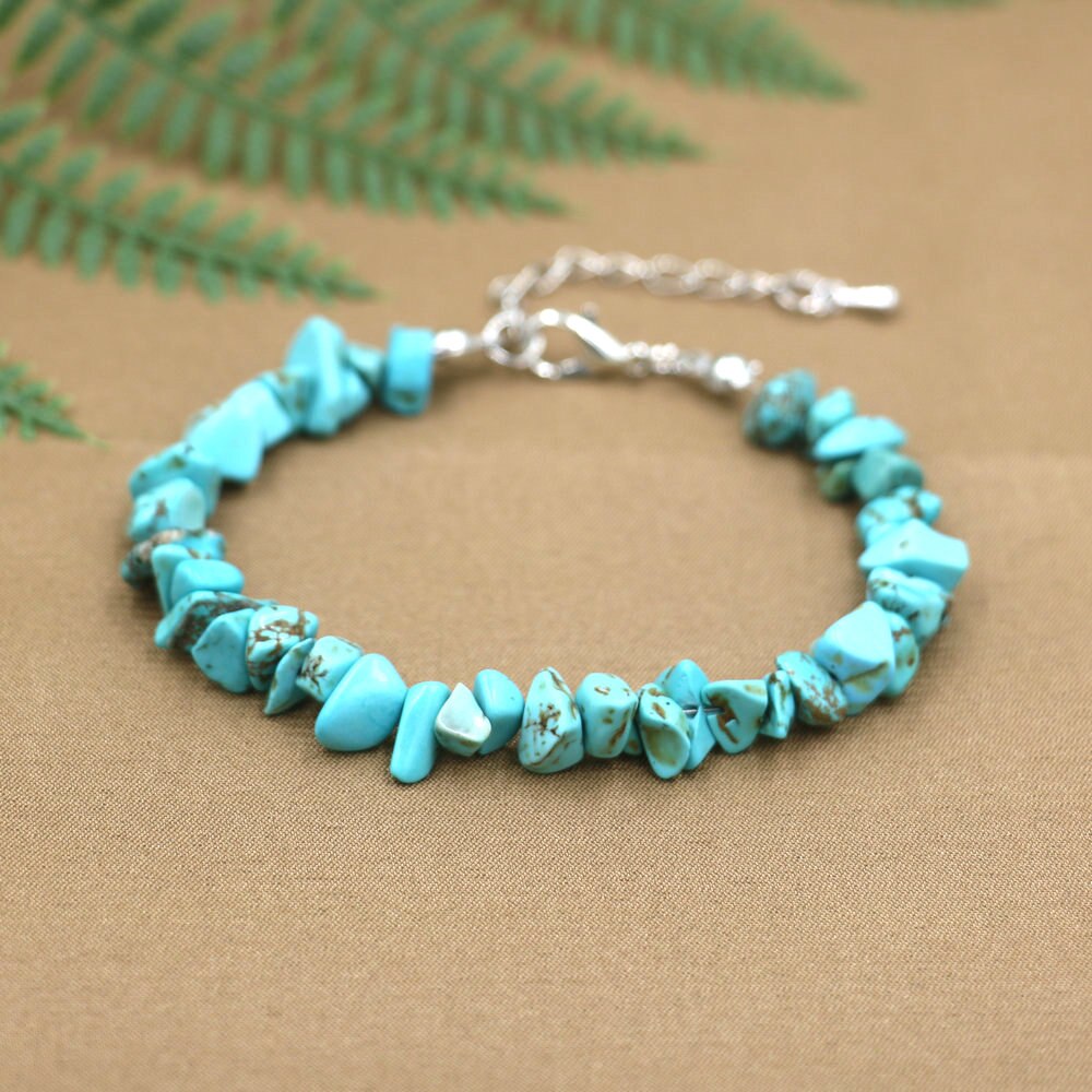 35 Styles Natural Chip Stone Women Bracelet Tiger Eye Lapis Lazuli Labradorite Beads Bracelets For Women Healing Energy Bracelet