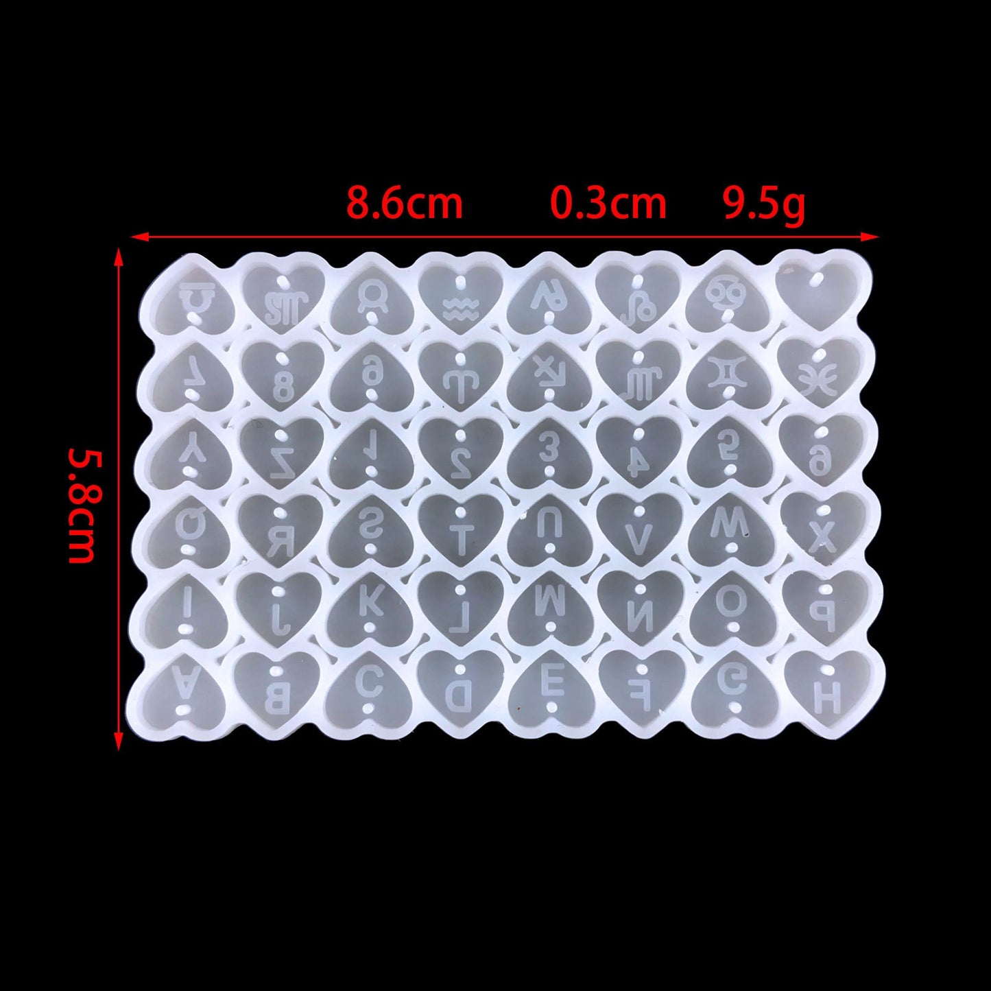 Zodiac Jewelry Pendants Silicone Molds for Handmade UV Epoxy Resin 12 Constellation Necklace Bracelet Keychain Pendant Mould
