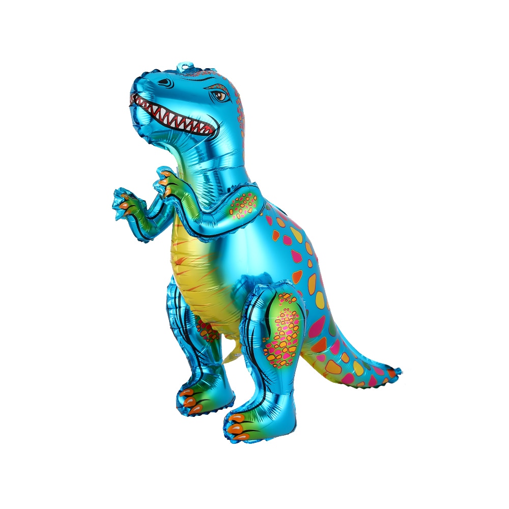 1pcs 3D Giant Assemble Dinosaur Foil Balloon Animal Balloons Childrens Dinosaur Birthday Party Decorations Balloon Kids Toys