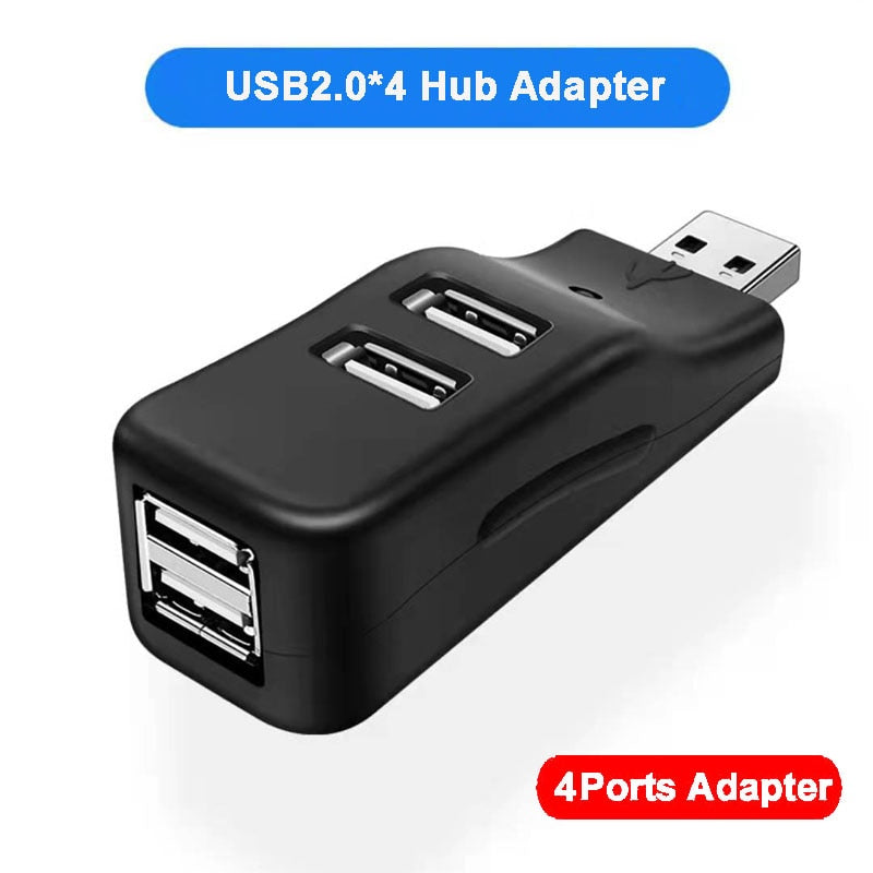 USB 3.0 HUB Adapter Extender Mini Splitter Box 3/4 Ports for PC Laptop Macbook Mobile Phone High Speed U Disk Reader for Xiaomi