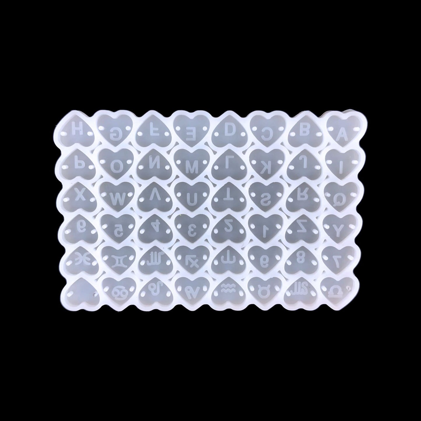 Zodiac Jewelry Pendants Silicone Molds for Handmade UV Epoxy Resin 12 Constellation Necklace Bracelet Keychain Pendant Mould