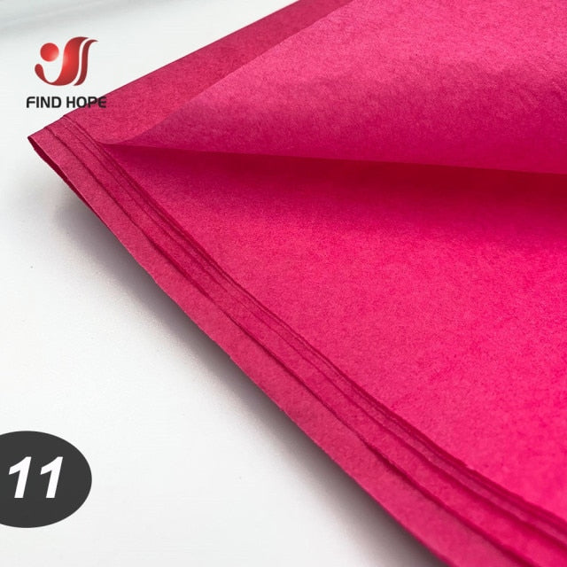 10Sheets/bag ACID FREE TISSUE PAPER Flower Gift Packaging Home Decor Festive & Party Wedding DIY Gift Supplies 50cmX75cm