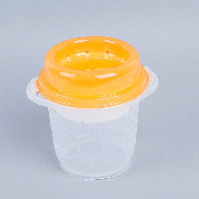 Japan Imported Portable Microwave Oven Rice Cooker Multifunctional Steamer Thermal Insulation Bento Lunch Box Food Grade PP