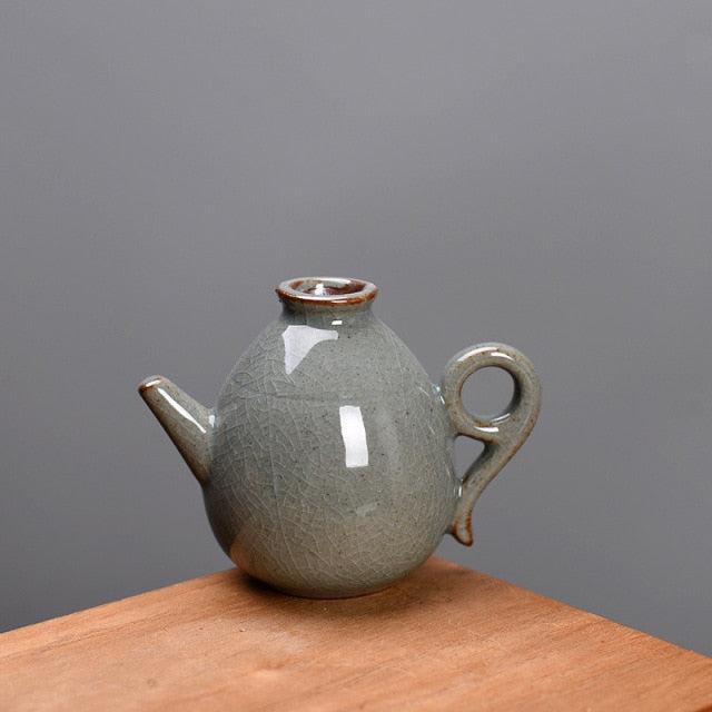 Fingertip Pot Hydroponic Flower Vase Creative Living Room Decoration Ge Yao Mini Garden Pots & Planters Ceramic for Home Decore