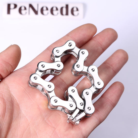 Fashion Bike Chain Bracelet For Man Kids Autism ADHD Fidget Toy Stress Relief