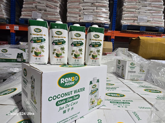 002. RENSO Coconut Water (500ml, 12 Bottles/case)