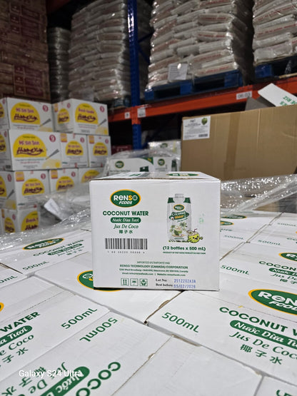 002. RENSO Coconut Water (500ml, 12 Bottles/case)