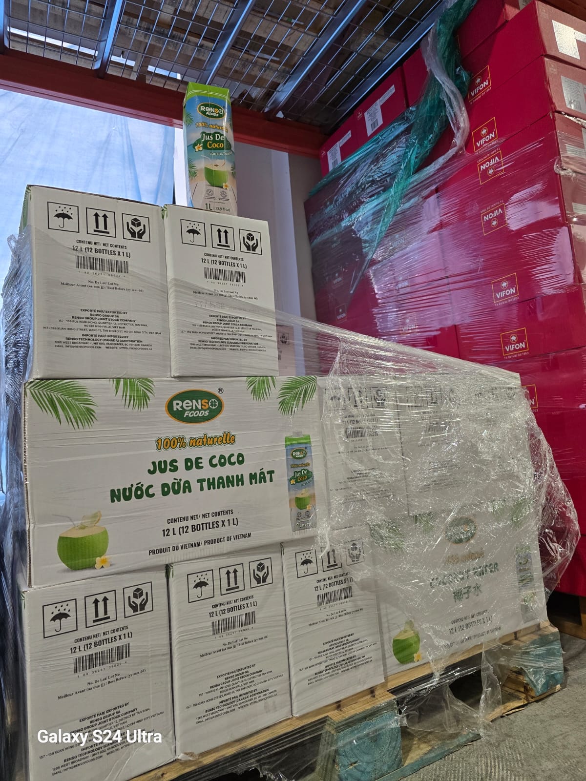 004. RENSO Coconut Water 100% Natural (1L, 12 Bottles/case)