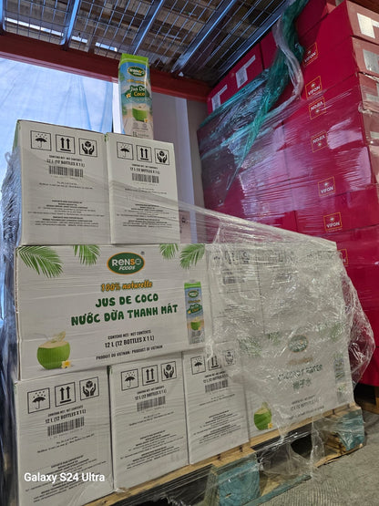 004. RENSO Coconut Water 100% Natural (1L, 12 Bottles/case)