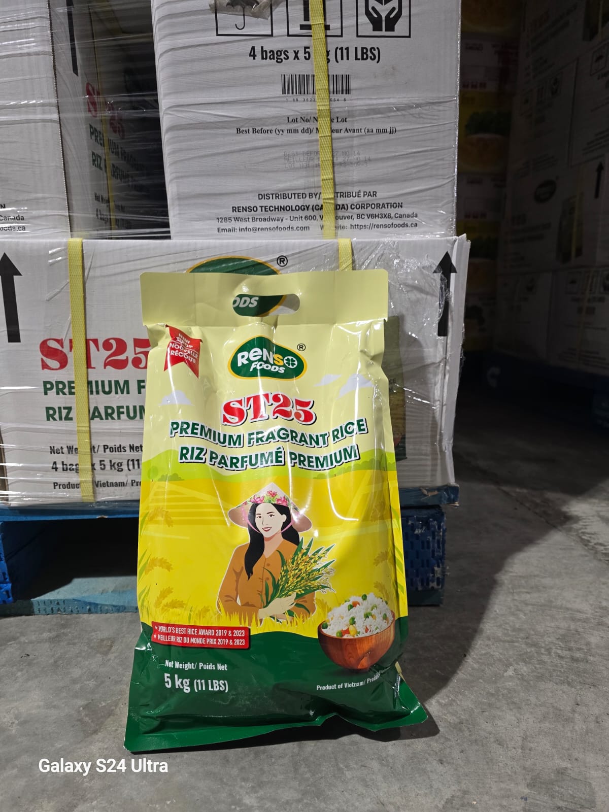 027. RENSO ST25 Premium Fragrant Rice (5kg, 4 bags/case)