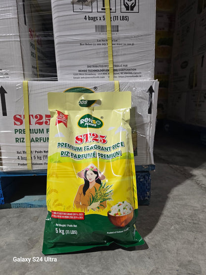 027. RENSO ST25 Premium Fragrant Rice (5kg, 4 bags/case)