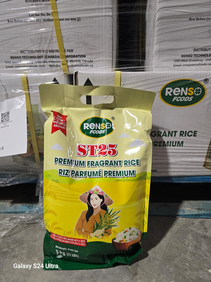 027. RENSO ST25 Premium Fragrant Rice (5kg, 4 bags/case)