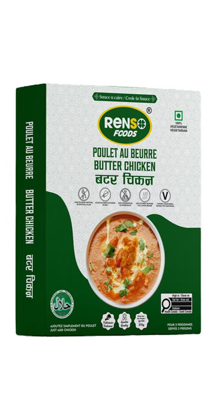 069. RENSO Butter Chicken Sauce (375g, 24 boxes/case)
