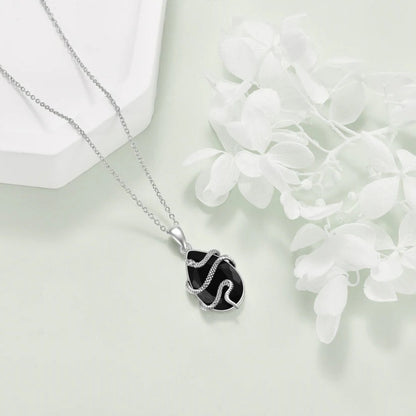 1pc Bohemian Feng Shui Drop Snake Necklace Jewelry Men & Women's Daily Wear Halloween Wear Exquisite Halloween Jewelry Gifts For Loved Ones And Friends