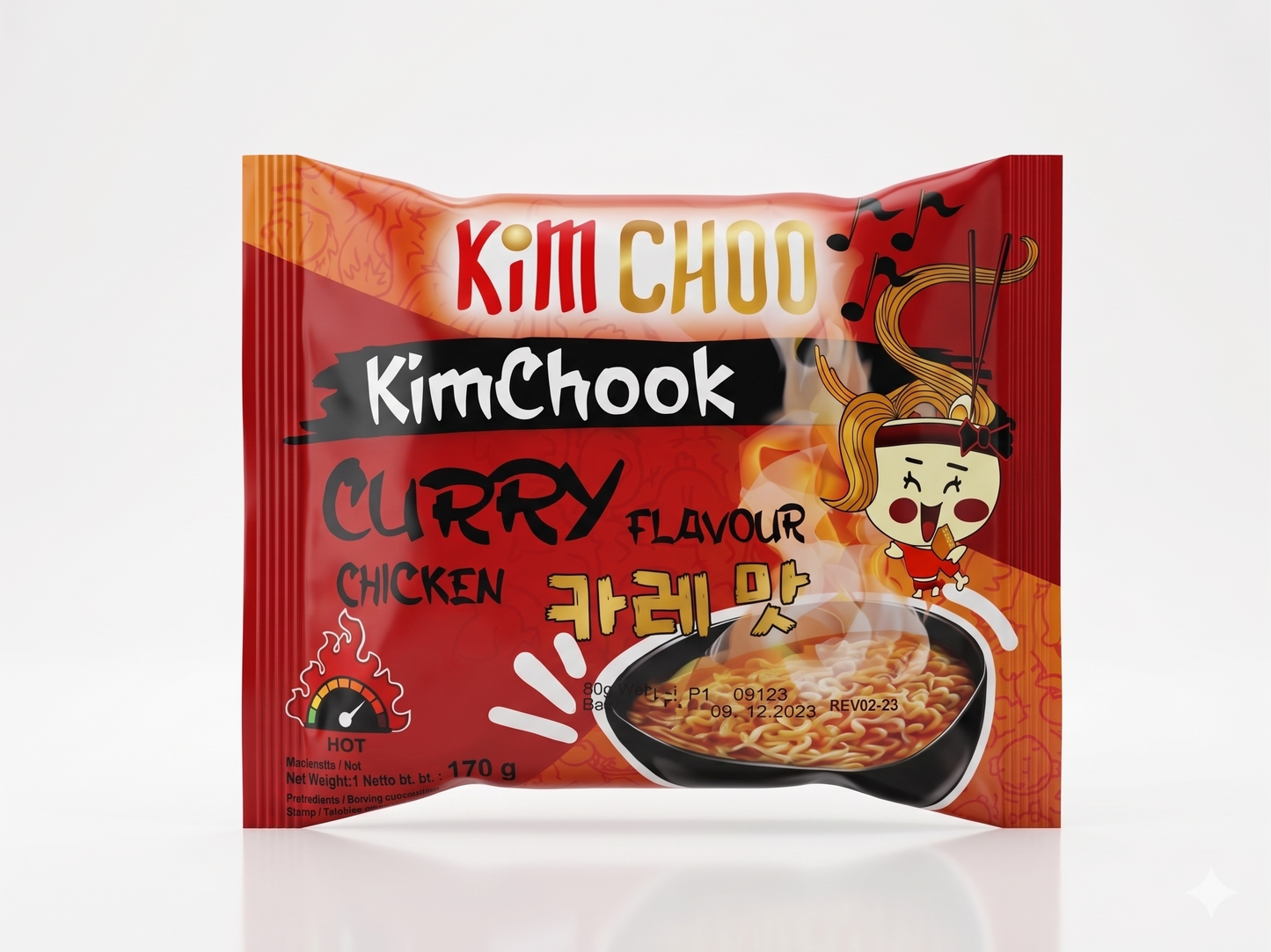085. VIFON Kimchook Curry chicken flavor (80g,20 bags/case)