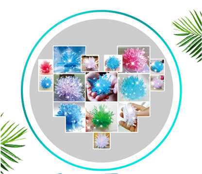 Crystal growing model, science kit, a variety of colors of crystal selection, educational STEM toys, gifts for boys and girls