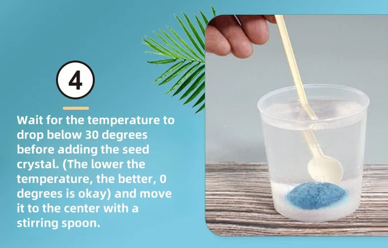 Crystal growing model, science kit, a variety of colors of crystal selection, educational STEM toys, gifts for boys and girls