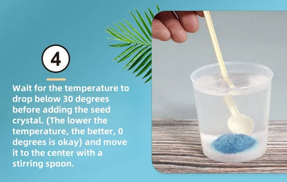 Crystal growing model, science kit, a variety of colors of crystal selection, educational STEM toys, gifts for boys and girls