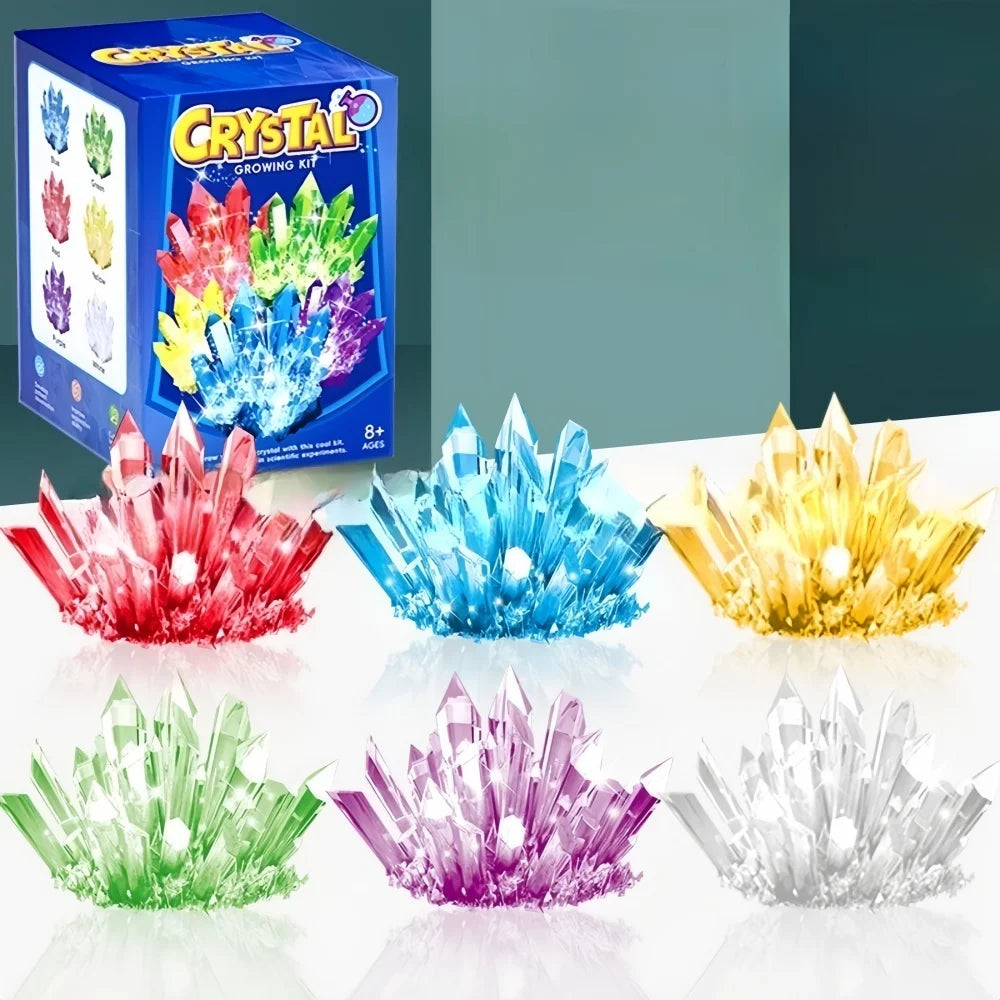 Crystal growing model, science kit, a variety of colors of crystal selection, educational STEM toys, gifts for boys and girls