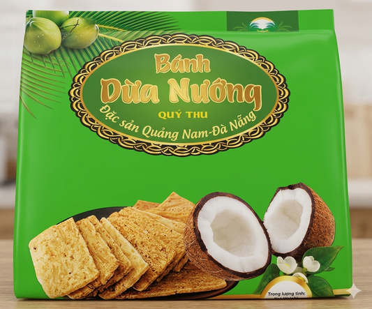 Bánh Dừa Nướng Quý Thu (Biscuits Croustillants à la Noix de Coco Cuits au Four)