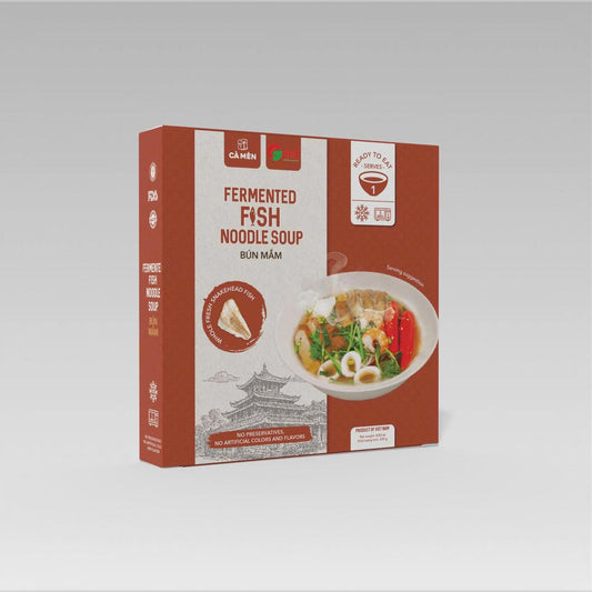 Cà Mèn: Ready-to-Eat Fermented Fish Noodle Soup (Bún Mắm)
