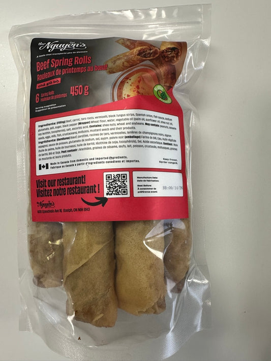 The Nguyen: Beef Spring Rolls (Chả giò bò)