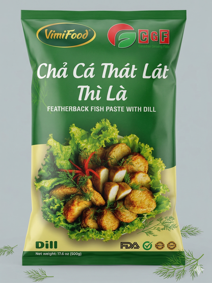 VimiFood: Featherback Fish Paste with Dill (Chả Cá Thát Lát Thì Là)