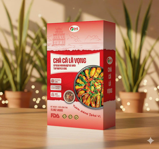 CGF : Hémibagre grillé au curcuma et à l'aneth (Chả Cá Lã Vọng)