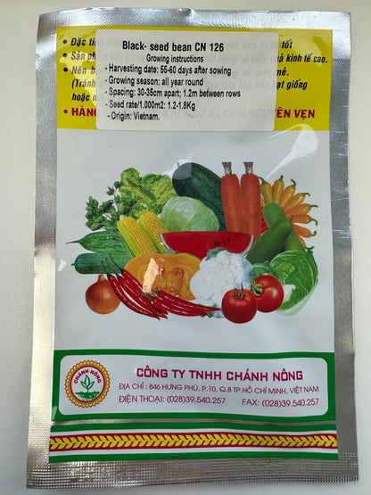 Chánh Nông – Black-seeded French Beans (Đậu Côve Hạt Đen CN 126)